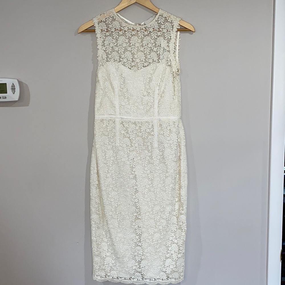 JILL STUART Ivory Lace Dress